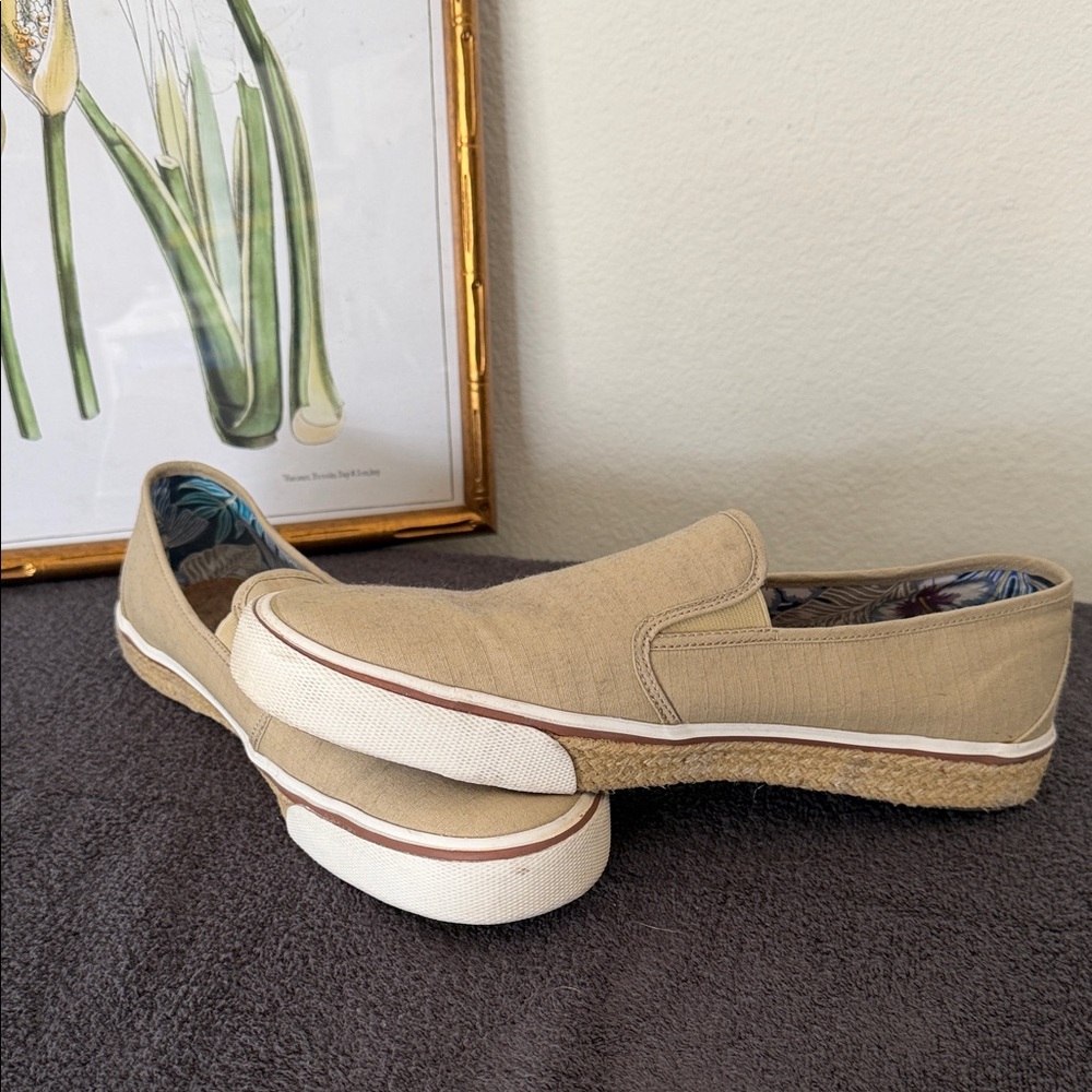 Tommy Bahama Tan Slip-On Loafers